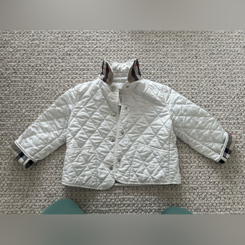Burberry girl’s quilted coat